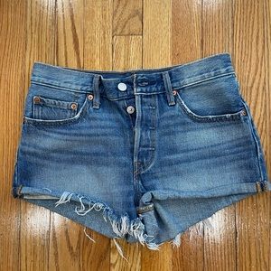 Levi’s 501 Jean shorts lightly worn
